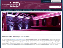 Tablet Screenshot of led-lampen-leuchten.com